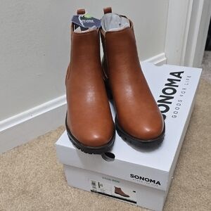 Sonoma Cognac Ortholite Eco Boots - Size 8